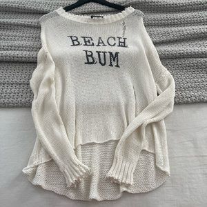 Wooden ships beach bum sweater